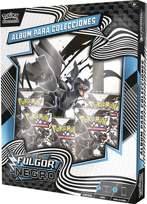 Pokémon TCG Fulgor Negro y Llama Blanca - Álbum Coleccionista Español