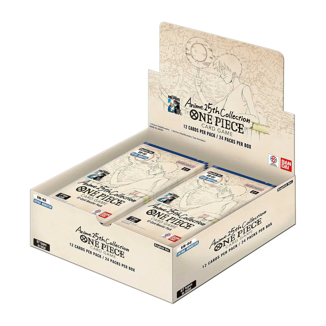 EB-02- Anime 25th Collection Booster Box – One Piece Card Game