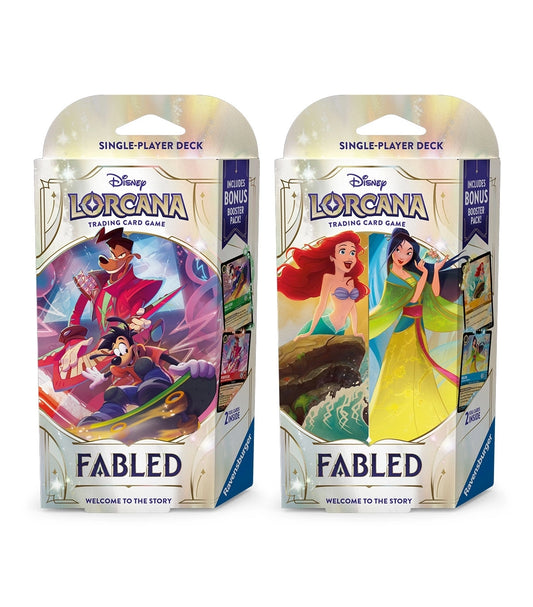 Mazos de inicio Fabled Inglés - Disney Lorcana TCG